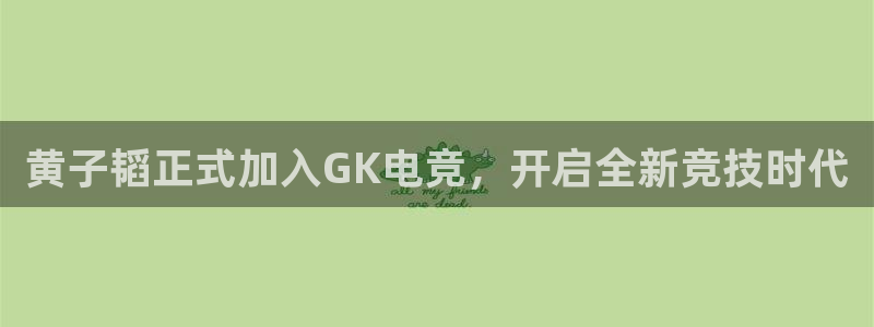 一竞技官网下载：黄子韬正式加入GK电竞，开启全新竞技时代