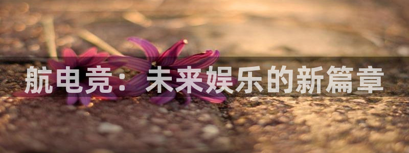 一竞技官网：航电竞：未来娱乐的新篇章