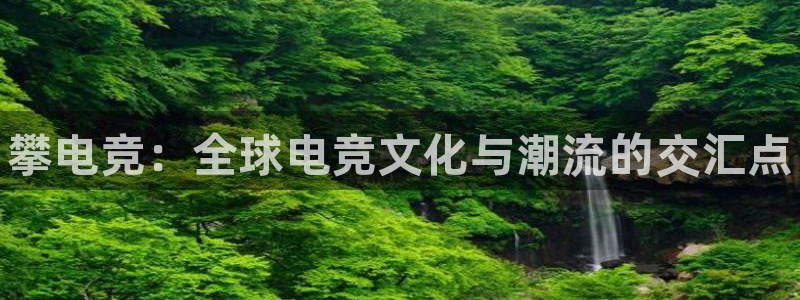 一竞技平台：攀电竞：全球电竞文化与潮流的交汇点